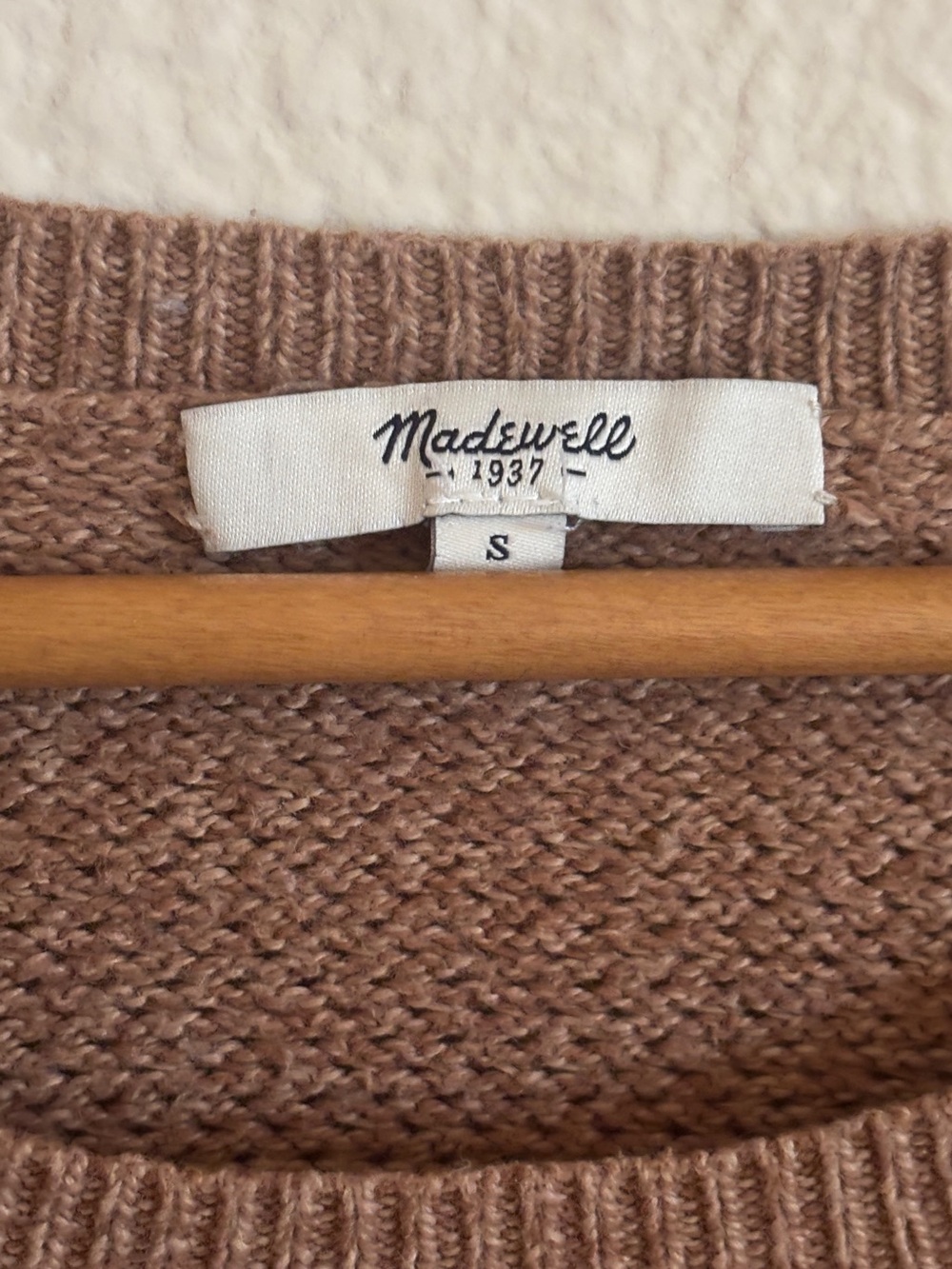 Madewell Riverside Textured Sweater Size Small - Picture 3 of 3
